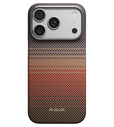 Magsafe Калъф за iPhone 18 Pro/ 17 Pro, Pitaka Edge Case Sunset, Кафяв (2)