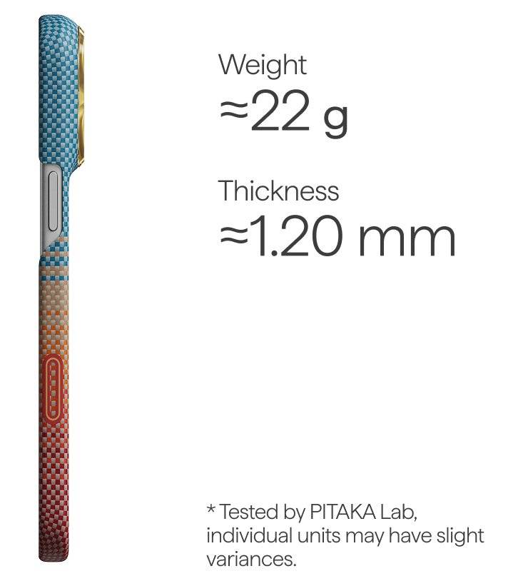 Magsafe Калъф за iPhone 18 Pro/ 17 Pro, Pitaka Edge Case Sunset2.0 California Dream01, Кафяв (5)