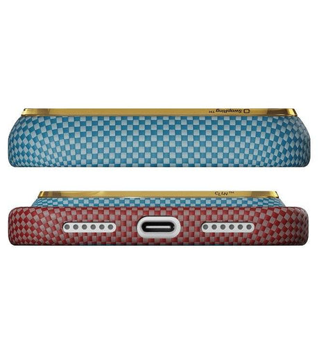 Magsafe Калъф за iPhone 18 Pro/ 17 Pro, Pitaka Edge Case Sunset2.0 California Dream01, Кафяв (4)