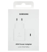 Оригинално Зарядно Samsung 45W 220v Super Fast Charger USB-C EP-T4511NWEGEU, Бял