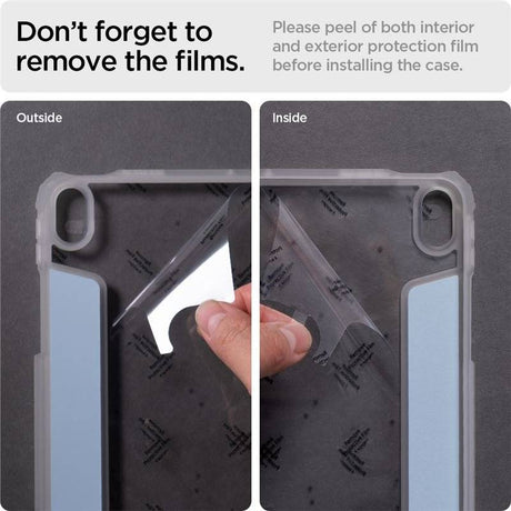 Калъф за Apple iPad Air 11" M4-M3-M2/10.9", Spigen Ultra Hybrid Pro Case, Черен (19)
