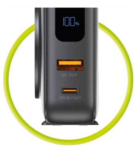 Magsafe Външна Батерия, Combo Travel Charger 10000mAh 22.5W, Черен (7)