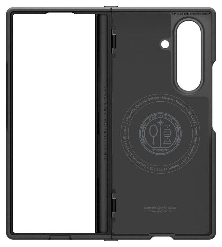 Magsafe Калъф с Предпазител за Samsung Z Fold 7, Spigen Slim Armor Pro Case, Сив (12)