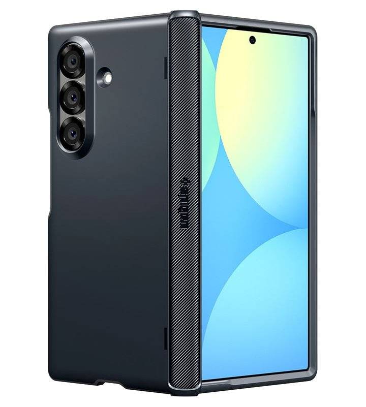 Magsafe Калъф с Предпазител за Samsung Z Fold 7, Spigen Slim Armor Pro Case, Сив (3)