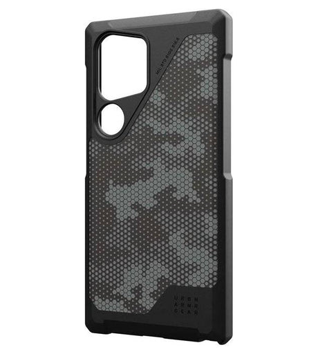 Magsafe Калъф за Samsung S24 Ultra, UAG Metropolis LT Magnet Micro Hex Camo Case Graphite, Сив (2)
