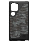 Magsafe Калъф за Samsung S24 Ultra, UAG Metropolis LT Magnet Micro Hex Camo Case Graphite, Сив