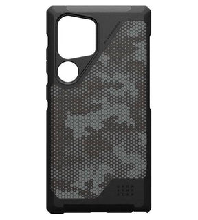 Magsafe Калъф за Samsung S24 Ultra, UAG Metropolis LT Magnet Micro Hex Camo Case Graphite, Сив