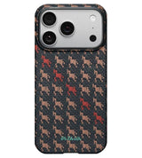 Magsafe Калъф за iPhone 17 Pro, Pitaka Edge Happiness Rides Case Ebon Kylin, Черен (2)