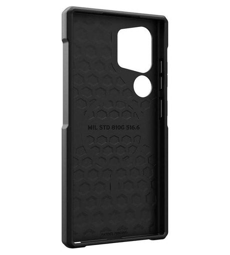 Magsafe Калъф за Samsung S24 Ultra, UAG Metropolis LT Magnet Micro Hex Camo Case Graphite, Сив (4)