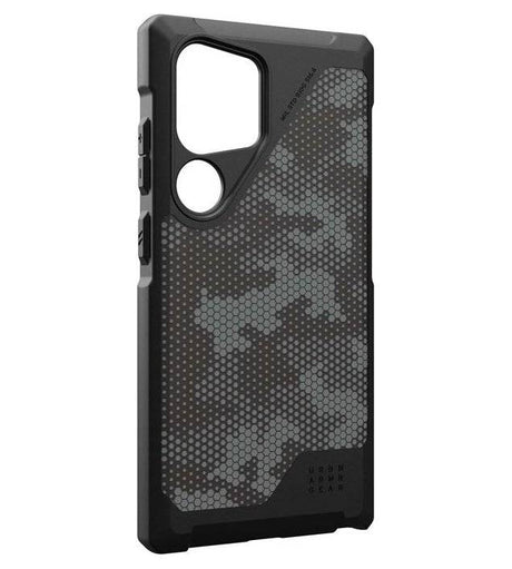 Magsafe Калъф за Samsung S24 Ultra, UAG Metropolis LT Magnet Micro Hex Camo Case Graphite, Сив (3)