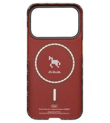Magsafe Калъф за iPhone 17 Pro Max, Pitaka Edge Happiness Rides Case Ebon Kylin, Черен (3)