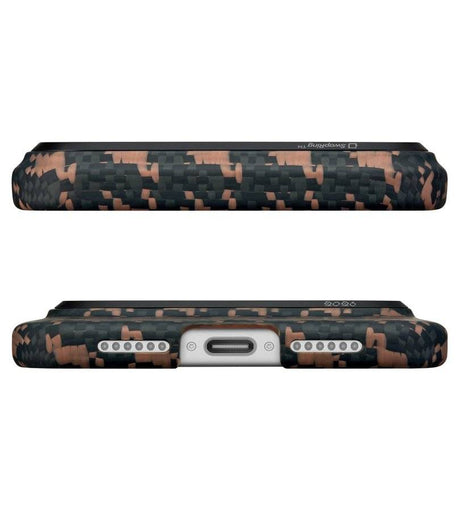 Magsafe Калъф за iPhone 17 Pro Max, Pitaka Edge Happiness Rides Case Ebon Kylin, Черен (5)