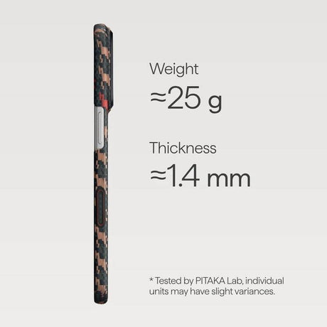 Magsafe Калъф за iPhone 17 Pro, Pitaka Edge Happiness Rides Case Ebon Kylin, Черен (4)
