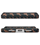Magsafe Калъф за iPhone 17 Pro, Pitaka Edge Happiness Rides Case Ebon Kylin, Черен (5)