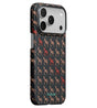 Magsafe Калъф за iPhone 17 Pro, Pitaka Edge Happiness Rides Case Ebon Kylin, Черен