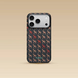 Magsafe Калъф за iPhone 17 Pro, Pitaka Edge Happiness Rides Case Ebon Kylin, Черен (8)