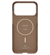 Magsafe Калъф за iPhone 17 Pro, Pitaka Edge Harvard Case Crimson, Червен (3)