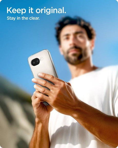 Противоударен Калъф за Google Pixel 10A, Spigen Ultra Hybrid Case, Прозрачен (8)