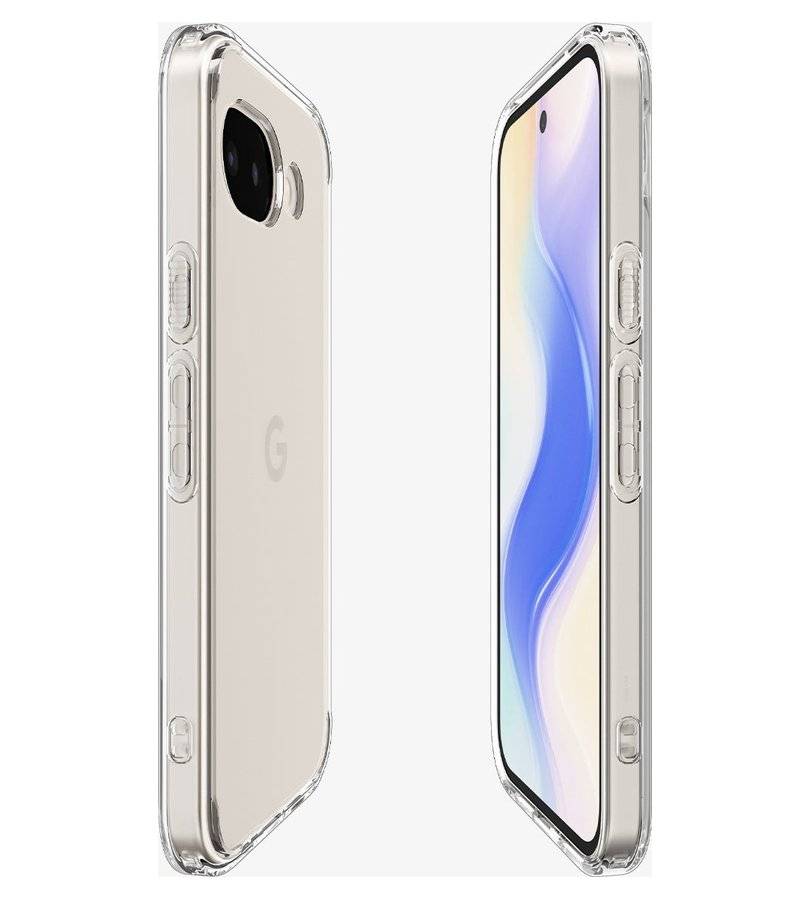 Противоударен Калъф за Google Pixel 10A, Spigen Ultra Hybrid Case, Прозрачен (3)