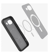 Magsafe Калъф за Google Pixel 10A, Spigen Ultra Hybrid Frost Case, Черен (5)