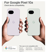 Magsafe Калъф за Google Pixel 10A, Spigen Ultra Hybrid Frost Case, Черен (7)