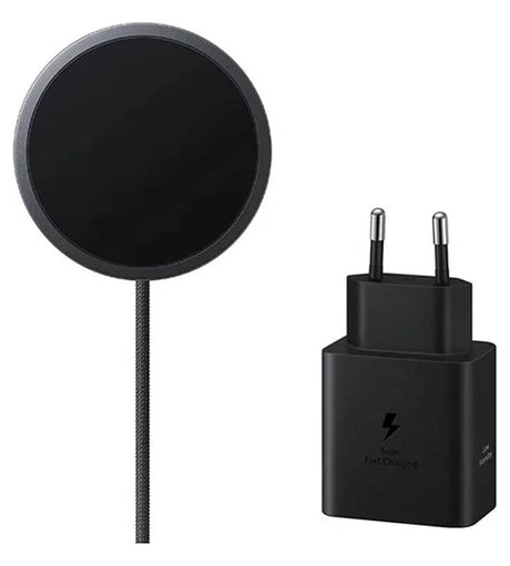 Оригинално Безжично Зарядно Samsung Wireless Magnet Charger 25W (with TA) EP-P2900TBEGWW, Черен