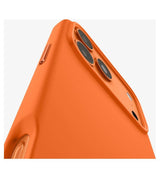 Magsafe Калъф за iPhone 17 Pro, Spigen Silicone Fit Mag Case, Оранжев (5)