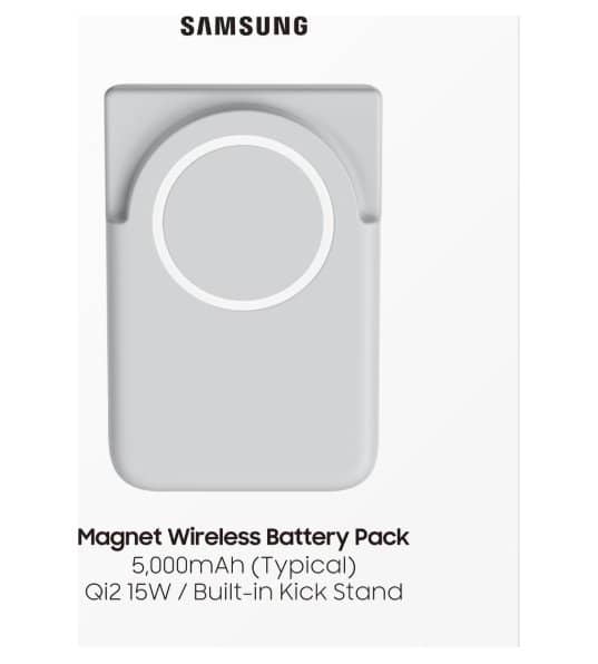 Magsafe Външна Батерия, Samsung Magnet Wireless Battery Pack EB-U2500XJEGWW, Сив (9)