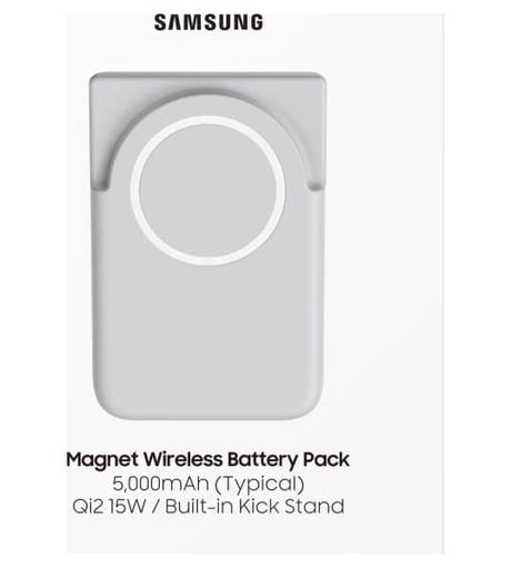 Magsafe Външна Батерия, Samsung Magnet Wireless Battery Pack EB-U2500XJEGWW, Сив (9)