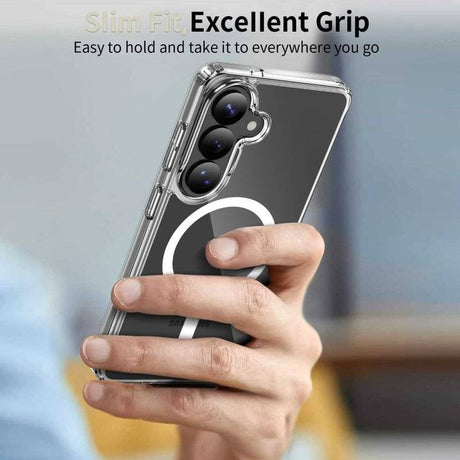 Magsafe Калъф за Samsung A27, Tech-Protect Hybrid FlexAir Clear Case, Прозрачен (5)
