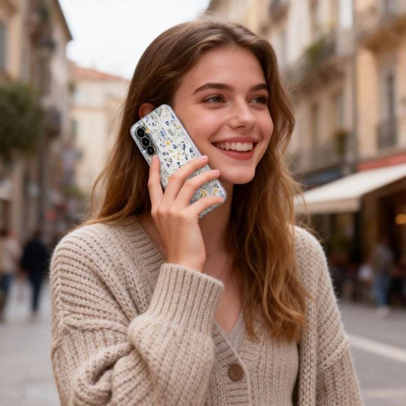 Калъф за Samsung A27, Tech-Protect FlexAir Spring Flowers Case, Цветен (3)