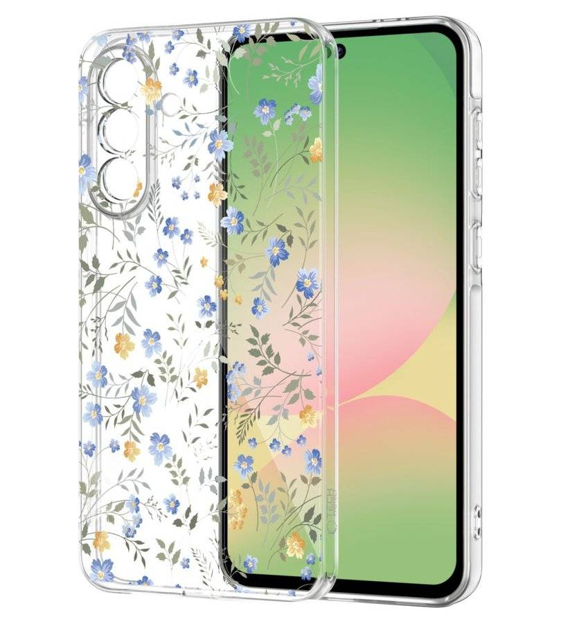 Калъф за Samsung A27, Tech-Protect FlexAir Spring Flowers Case, Цветен (6)