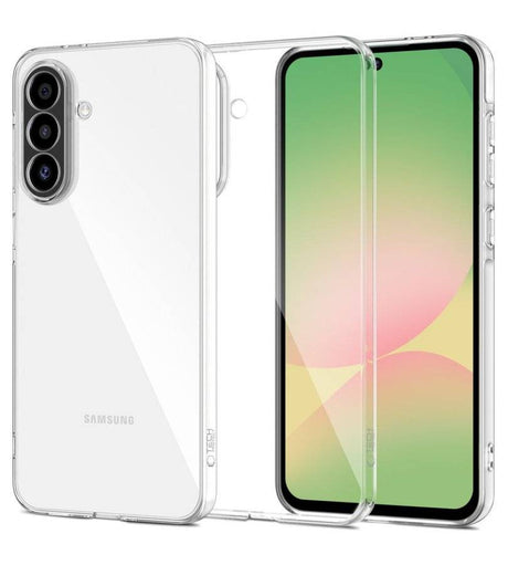 Силиконов Калъф за Samsung A27, Tech-Protect FlexAir Clear Case, Прозрачен (2)