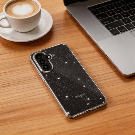Блестящ Калъф за Samsung A27, Tech-Protect FlexAir Glitter Case, Прозрачен (5)