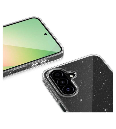 Блестящ Калъф за Samsung A27, Tech-Protect FlexAir Glitter Case, Прозрачен (3)