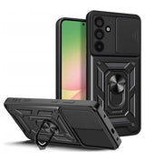 Калъф с Предпазител за Камера и Стойка за Samsung A27, Tech-Protect CamShield Pro Case, Черен