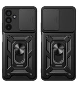 Калъф с Предпазител за Камера и Стойка за Samsung A27, Tech-Protect CamShield Pro Case, Черен (3)