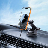 MagSafe Зарядно за Кола, Tech-Protect Magnetic Car Charger 25W Qi2.2, Черен (9)