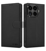 Кожен Калъф с Джобове за Xiaomi 17T, Tech-Protect Wallet Book Case, Черен