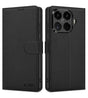 Кожен Калъф с Джобове за Xiaomi 17T, Tech-Protect Wallet Book Case, Черен