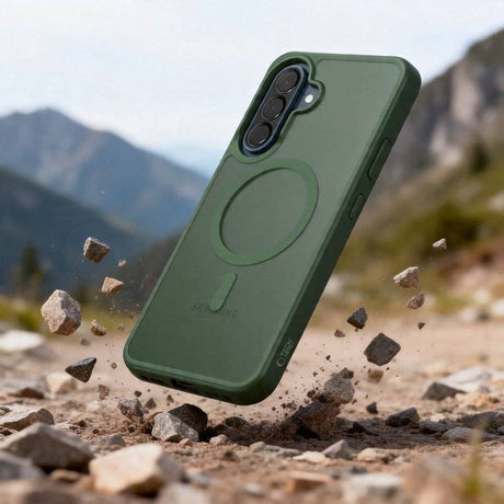 Magsafe Калъф за Samsung A37, Tech-Protect MagMat Case, Зелен (3)