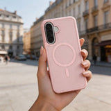 Magsafe Калъф за Samsung A37, Tech-Protect MagMat Case, Розов (4)