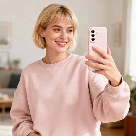 Силиконов Калъф за Samsung A27, Tech-Protect Icon Soft Case, Розов (5)