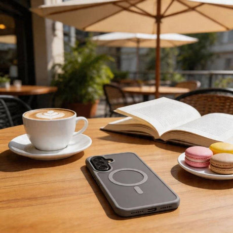 Magsafe Калъф за Samsung A57, Tech-Protect MagMat Case, Сив (7)