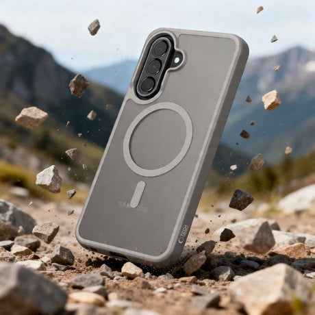 Magsafe Калъф за Samsung A57, Tech-Protect MagMat Case, Сив (5)