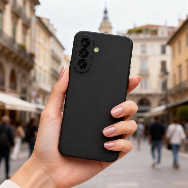 Силиконов Калъф за Samsung A27, Tech-Protect Icon Soft Case, Черен (4)