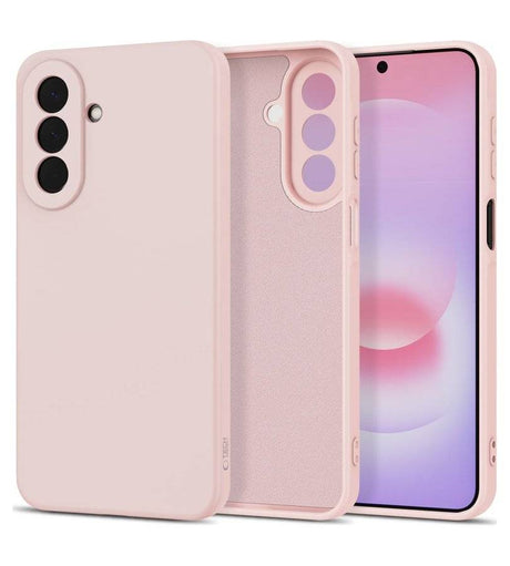 Силиконов Калъф за Samsung A27, Tech-Protect Icon Soft Case, Розов (2)