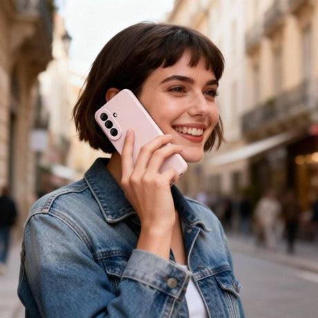 Силиконов Калъф за Samsung A27, Tech-Protect Icon Soft Case, Розов (4)