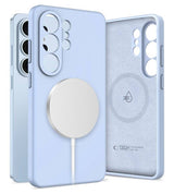 Magsafe Калъф за Samsung S26 Ultra, Tech-Protect Silicone Case, Син