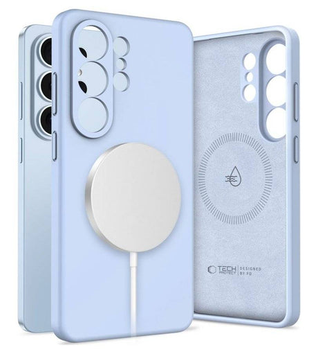 Magsafe Калъф за Samsung S26 Ultra, Tech-Protect Silicone Case, Син